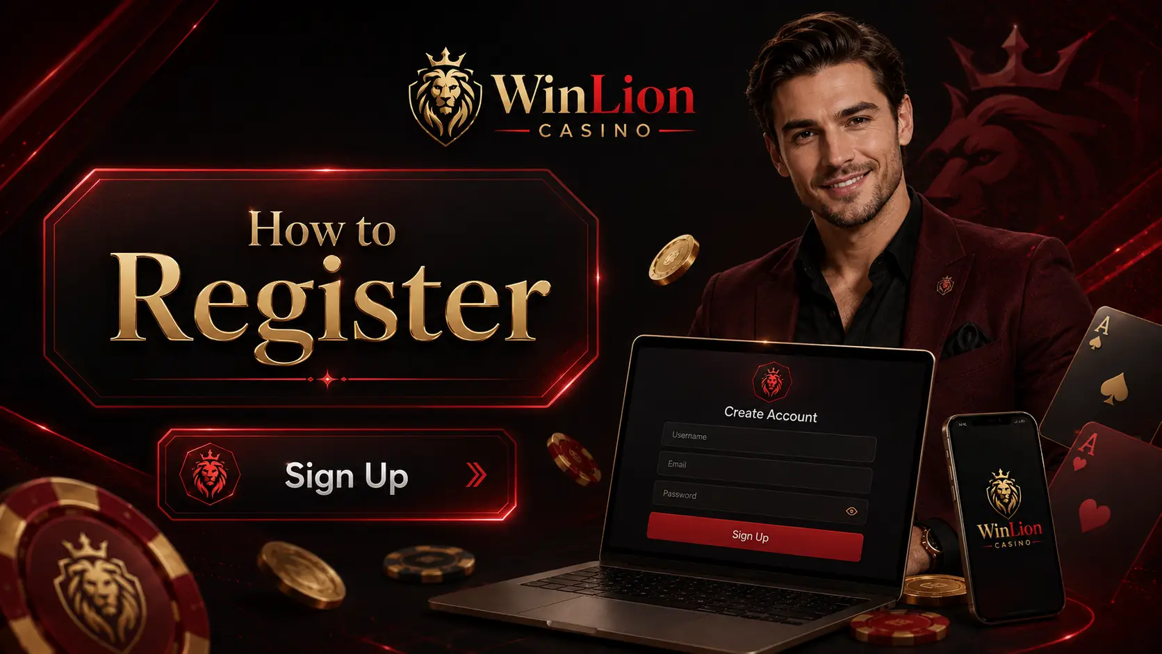 How to Register at WinLion Casino in Canada